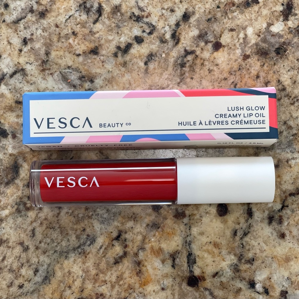 Vesca Lush Glow Creamy Lip Oil - Dahlia
